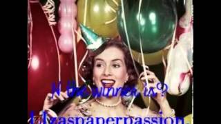 N the winner is? Lizaspaperpassion, yay, congrats to you