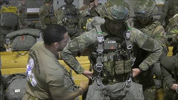 Behind The Scenes Look As Paratroopers Prepare For A Joint Forcible Entry