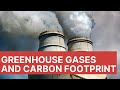 Greenhouse gases and carbon footprint