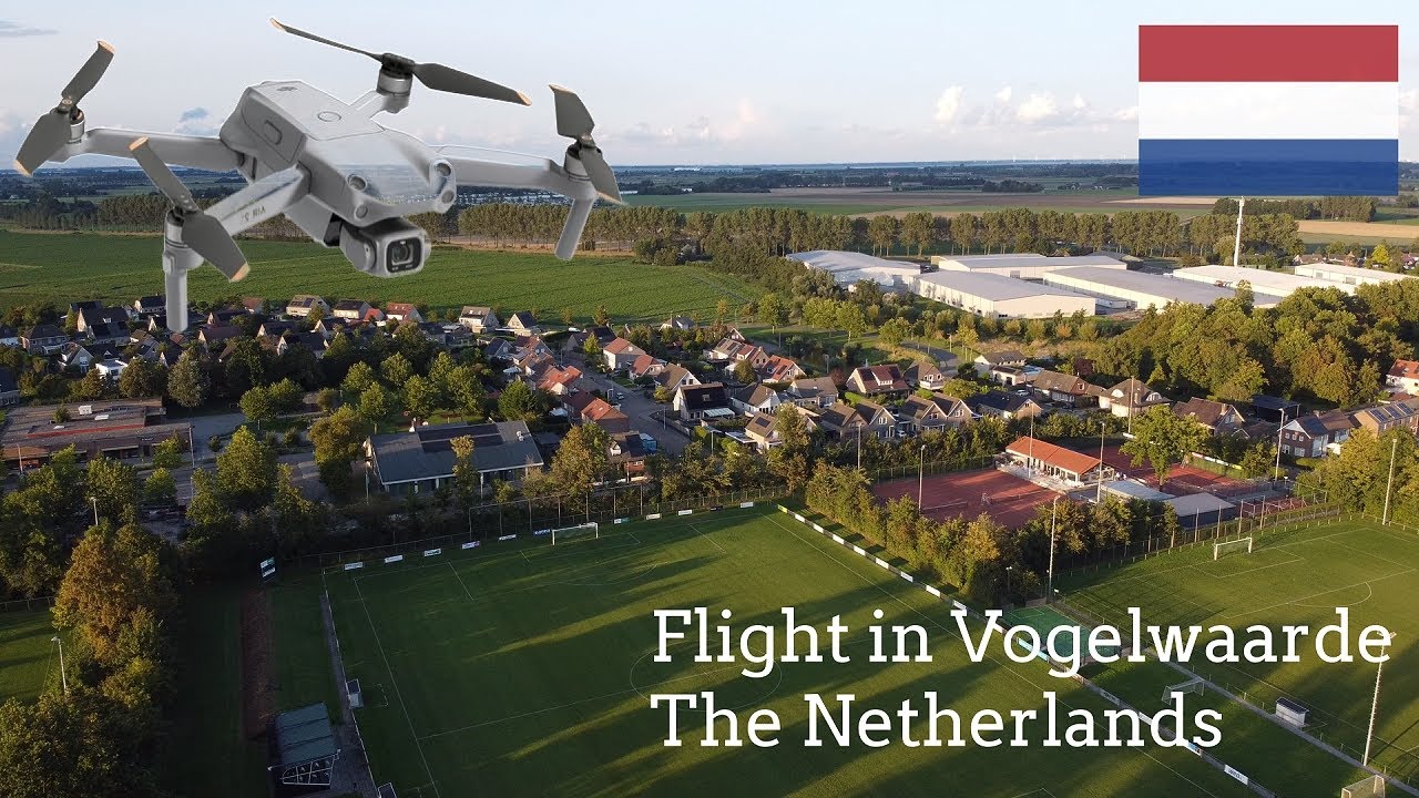Flight in the village of Vogelwaarde - Province of Zeeland Netherlands
