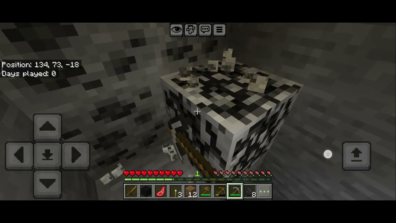 First time playing Minecraft, Day 1 - YouTube