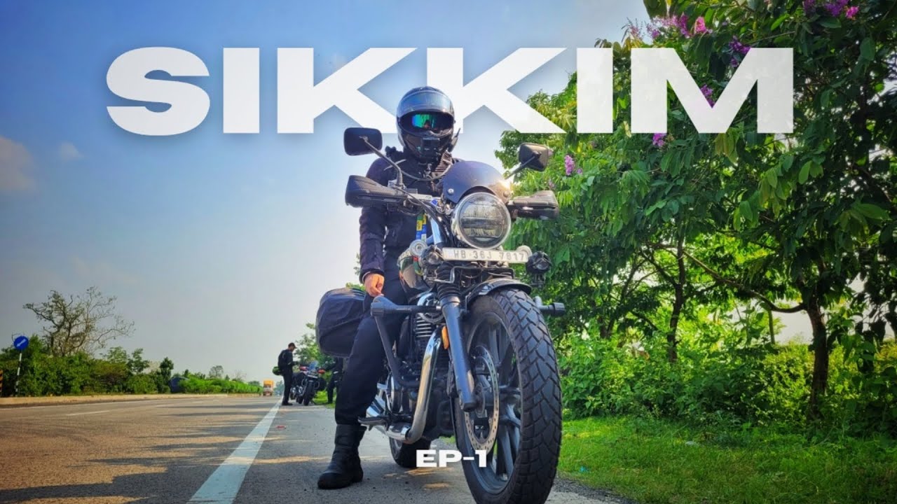  North Sikkim Tour | Monsoon Sikkim Bike Trip | Kolkata to Gurudongmar Ride Ep 1