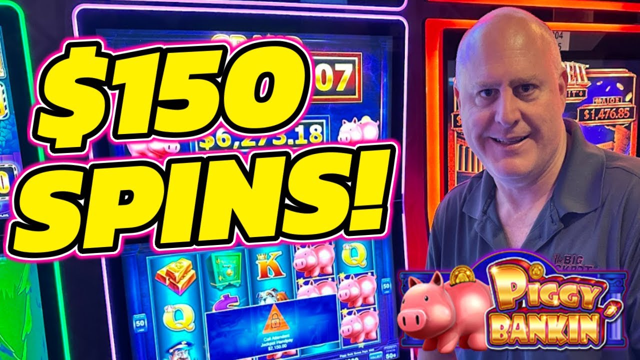 I WON HUGE JACKPOTS Playing Piggy Bankin at 150/SPIN! YouTube