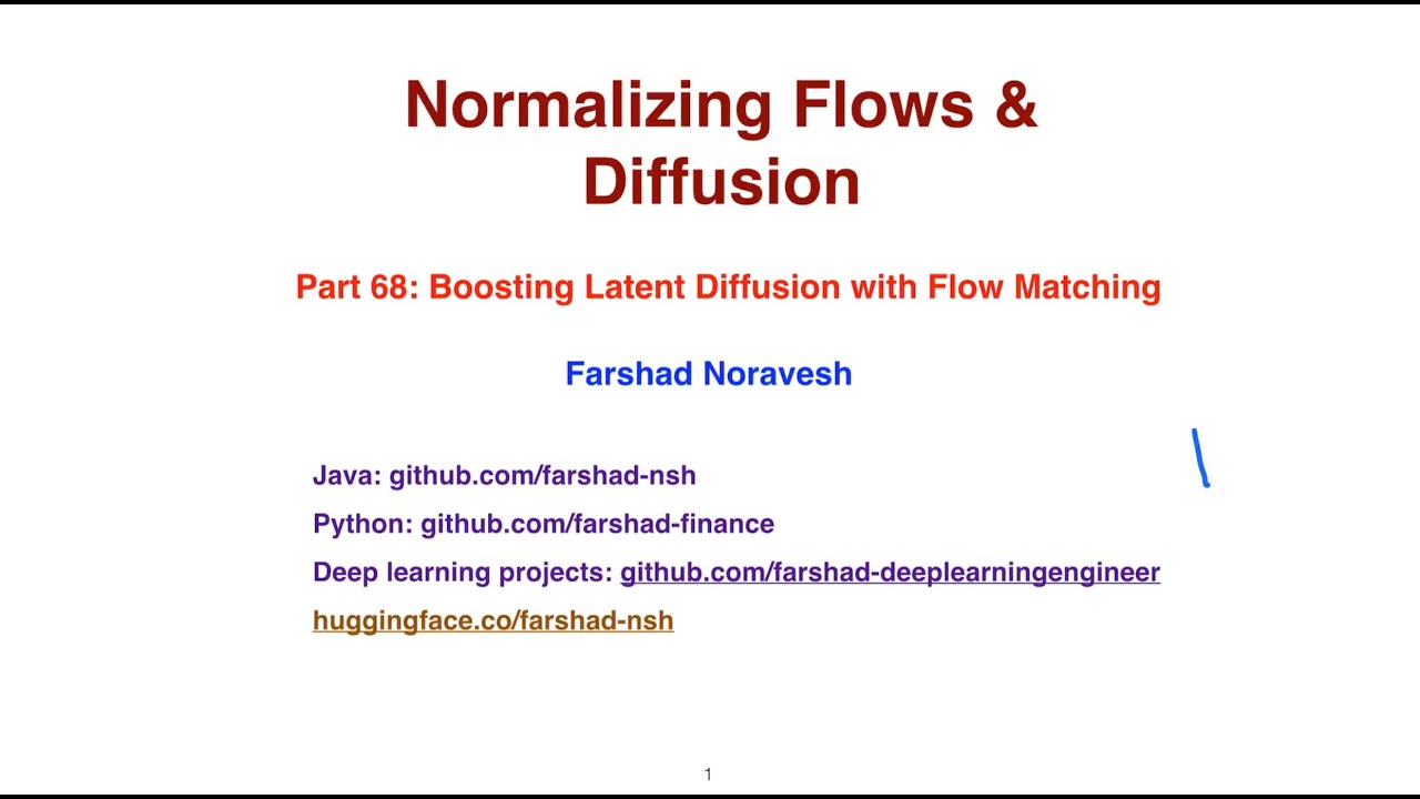 Part68: boosting latent diffusion with flow matching - YouTube