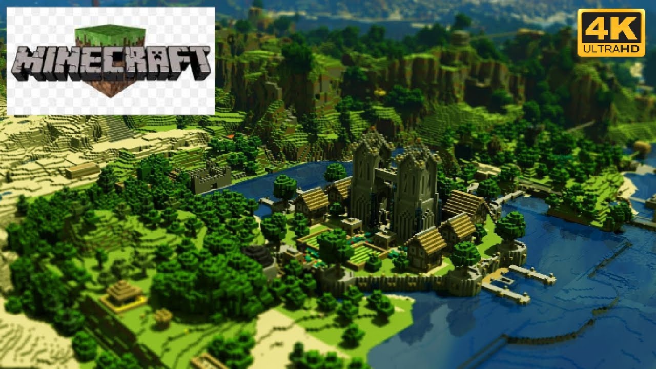 Minecraft Medieval Village Tour 2014 Village Build with Commentary
