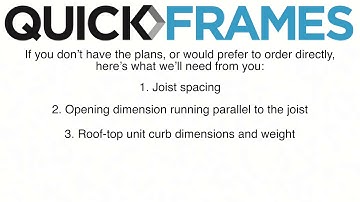 Quick Frames   Video 2   How to Order   Version 2