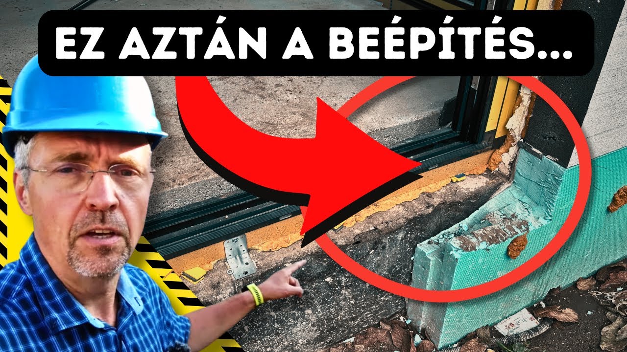 Drága nyílászáró, pocsék beépítés – így NEM szabad portált szerelni!
