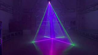 Massive 15W RGB Animation Laser Show! 🌈 Ultra-Bright Professional Stadium Projector
