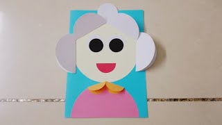 Handmade Birthday Card For Grandmother | DIY Gift Idea For Grandma