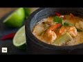 Cocina Tailandesa: Tom Yam Kung con leche de coco (ต้มยำกุ้งน้ำข้น)