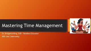 Mastering Time Management