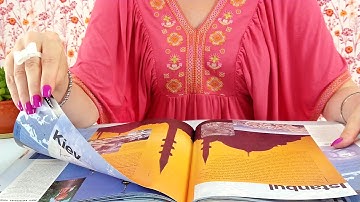 ASMR Page Squeezing Through Coffee Table Books 📚 • No Talking