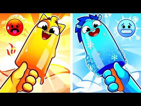 ☀️❄️ Hot and Cold Song! | Kids Songs And Nursery Rhymes by Baby Zoo Karaoke