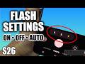 How to Set Camera Flash to On/Off or Auto on Galaxy S26/S26+/Ultra