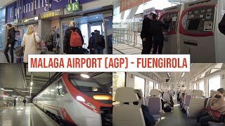 Malaga Airport (AGP) to Fuengirola by train - CHEAP & EFFICIENT
