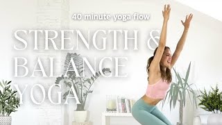 40-Minute Standing Yoga Flow | Strength, Balance & Alignment