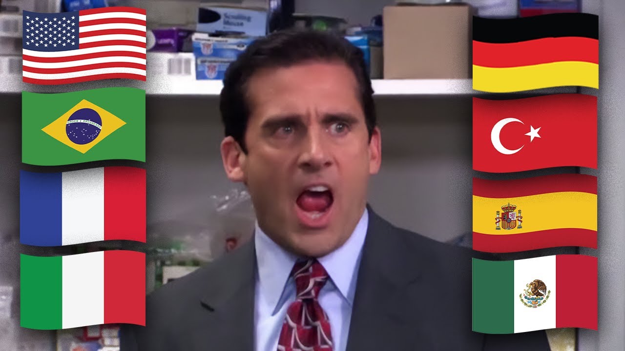 “I DECLARE BANKRUPTCY!” in different languages | The Office