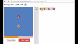 Blockly games kolam pembimbing Lv 1-10