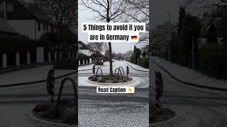 5 Things You Must NOT Do in Germany 🇩🇪