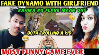NEW FAKE DYNAMO IS BACK FULL MASTI With GIRLFRIEND KANIKA 😂 Funniest Match Ever PUBG MOBILE