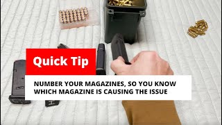 Quick tip- Numbering your mags