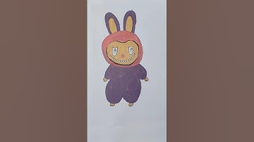Learn to draw the labubu bunny step by step 😍🦋Learn To Draw The Most AMAZING Kawaii Labubu