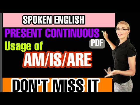 present continuous tense in Telugu||spoken english||Hk