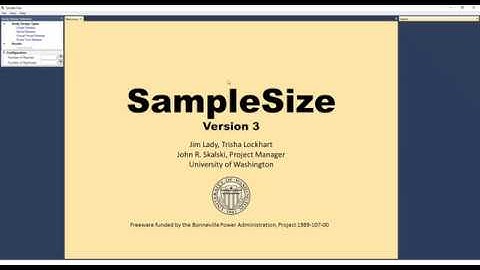 Program SampleSize: Paired and Ricker Two Releases and Helpful Tips (Lesson Four)