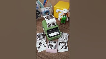 DIY Anime Journal ✨ | Print Your Favorite Characters with NIIMBOT B21 Pro 🎨 #unboxing #niimbot #diy