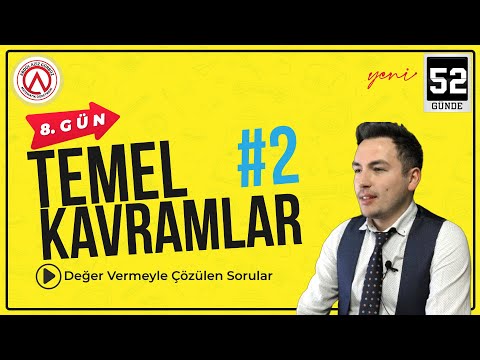 Temel Kavramlar - 2 | 8.gün 🔴 52 Günde Matematik Kampı | Tyt Kpss Dgs Ales | Pdf