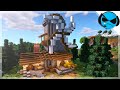 Minecraft: Medieval Survival Village Tutorial (How To Build a Medieval Windmill and Bakery In One)