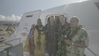 Blessing Hawaiian Airlines’ first Boeing 787 Dreamliner