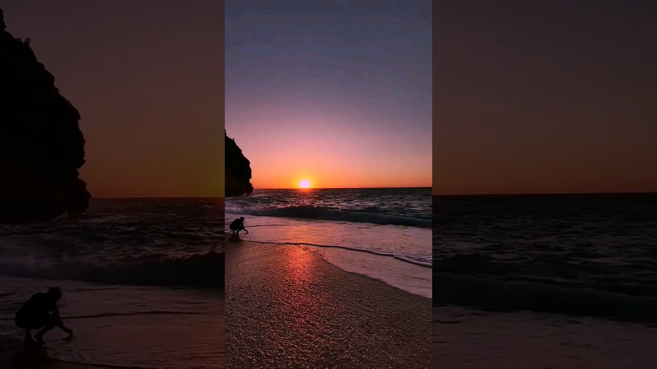 Sunset From Al Hoceima National Park ( TikkiT Beach ) Izran narif (🌅)