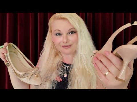 ASMR Relaxing Summer Shoe Collection Show and Tell 👡 No Roleplay