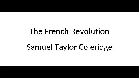 The French Revolution - Samuel Taylor Coleridge - DayDayNews