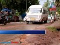 Heavy rain causes road damage