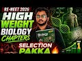 RE-NEET 2026 High Weightage Chapters |340+Score Booster 😱 Stratagy#neet2026#viral#biology#reneet