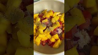 Ceviche de pescado y mango #Shorts