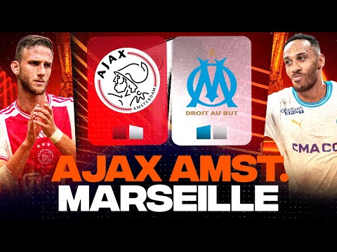 🔴 AJAX AMSTERDAM - MARSEILLE | Gros choc pour l'OM ! Papin en coach ! | EUROPA LEAGUE - LIVE/DIRECT