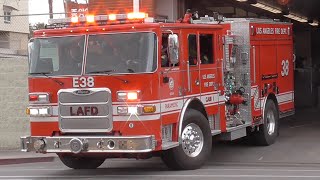 LAFD Engine 38 Responding from Station 11 2/4/2025