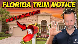 Florida Property Taxes? TRIM Notice Explained Simply