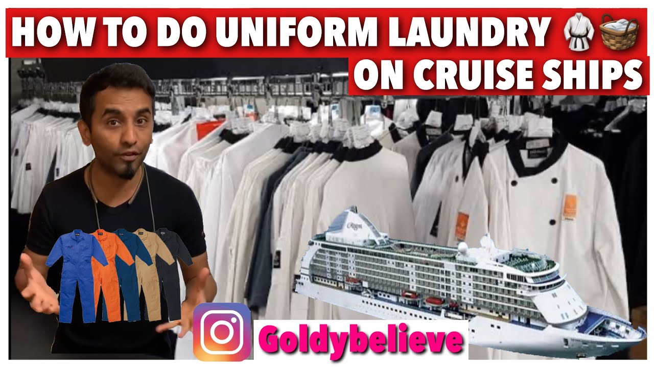 How to do your Uniform laundry on Cruise ship 
