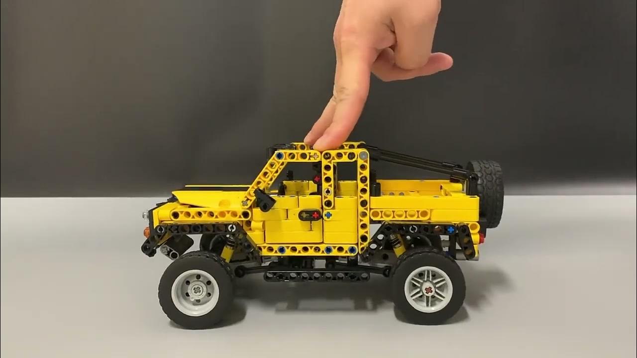 COGO/5800/Конструктор для мальчика/Technic/Джип желтый Land Rover/Lego ...