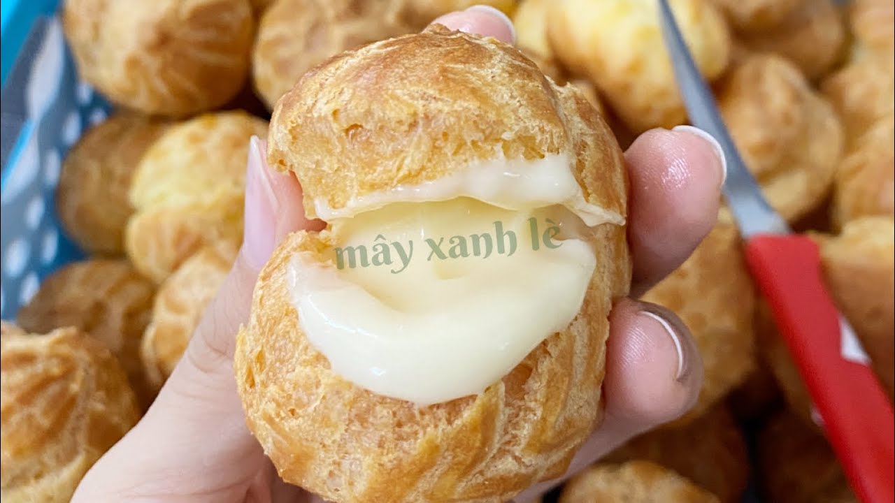 🔥Bánh Su Kem Nhân Kem Phô Mai 100% Thành Công | How to Make Cream ...