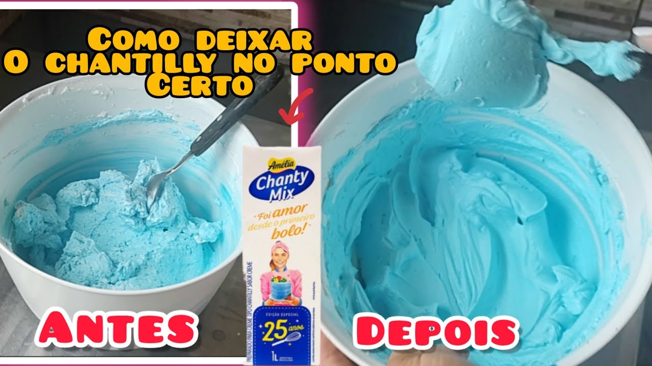 APRENDA A DEIXAR O CHANTILLY Amélia NO PONTO CERTO/bem Lizinho /bolos.da.geisa