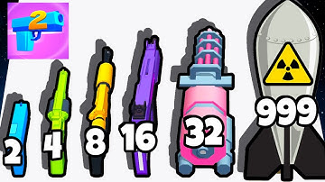 MAX LEVEL in Merge Gun Run Game