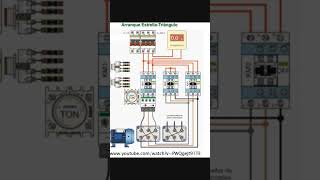 1 Arranque estrella triángulo (Arranque Estrella - Delta) #circuitoselectricos  #circuitos