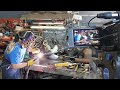 Welding a damaged Mercury Verado Lower Unit (Sunk Verado 300Hp)