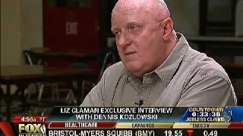 Liz Claman talks to Dennis Kozlowski