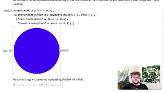 Creative Computation in Wolfram Language: Event Handling